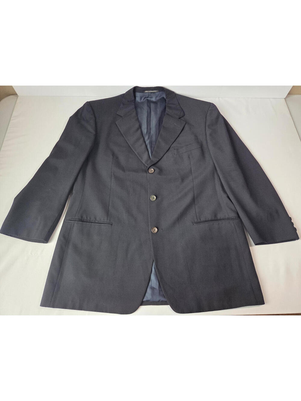 Ermenegildo Zegna Soft Mens Blazer Sport Coat Navy 44R 100% Wool